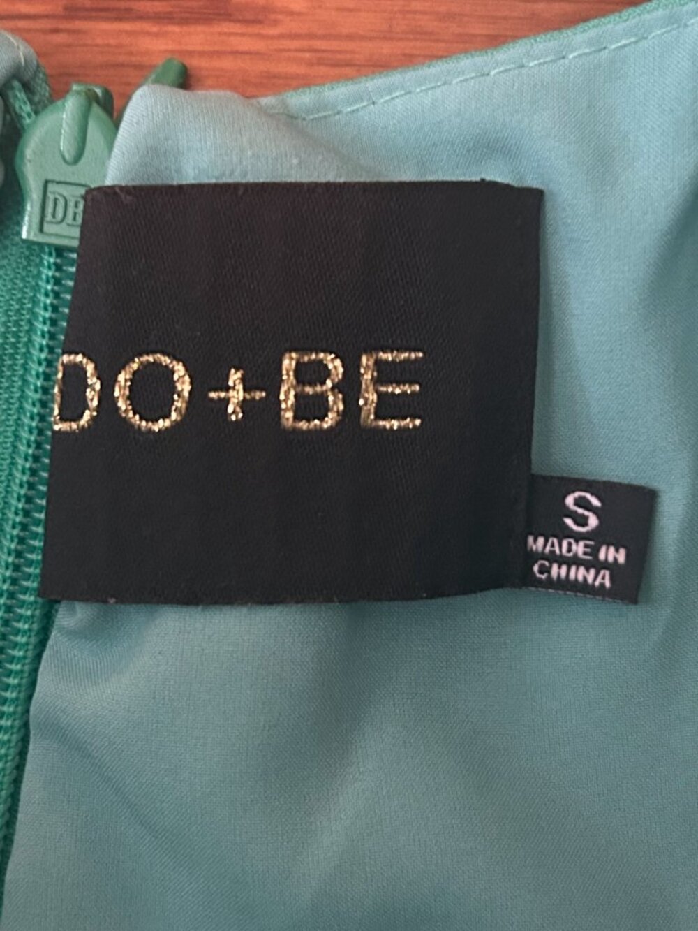 DO+BE Teal Ruffle-Shoulder Mini Dress - Picture 9 of 13